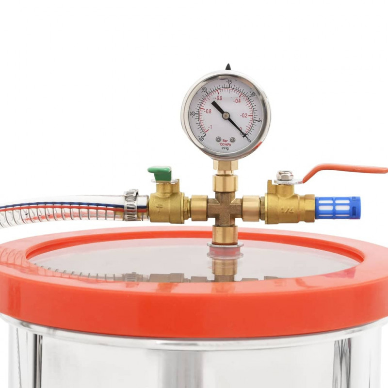 Komora próżniowa z pompą dwustopniową, 7,4 L