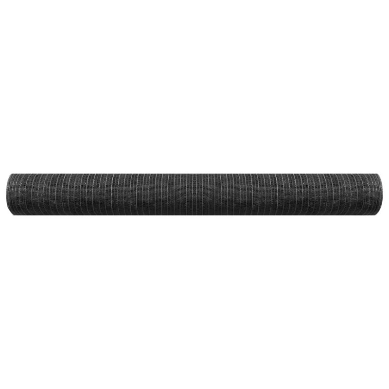 Siatka cieniująca, antracytowa, 1x25 m, HDPE, 150 g/m²