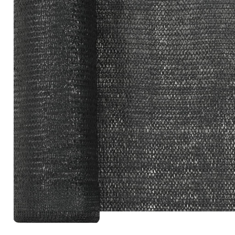 Siatka cieniująca, czarna, 2x10 m, HDPE, 150 g/m²