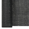 Siatka cieniująca, czarna, 2x10 m, HDPE, 150 g/m²