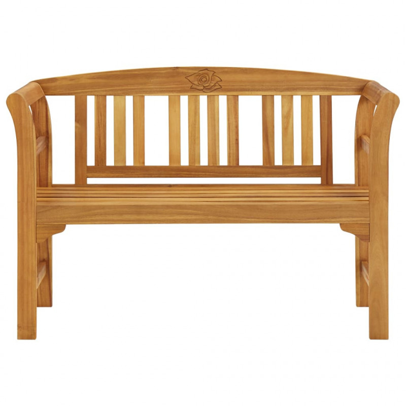 Ławka ogrodowa, 120 cm, lite drewno akacjowe