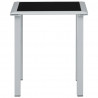 Leżaki ze stolikiem, 2 szt., aluminium, zielone