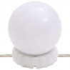 Toaletka z LED, lite drewno sosnowe