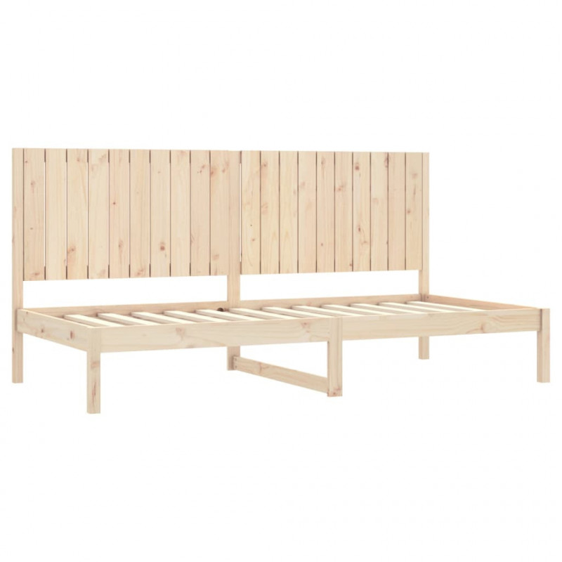 Łóżko dzienne bez materaca, 90x200 cm, lite drewno sosnowe