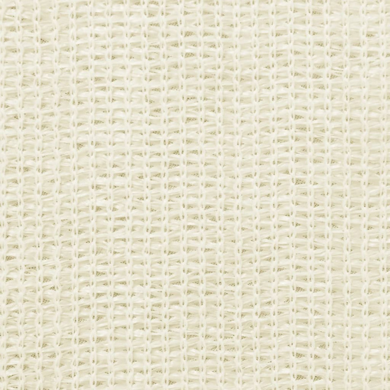 Parawan balkonowy, kremowy, 75x400 cm, HDPE