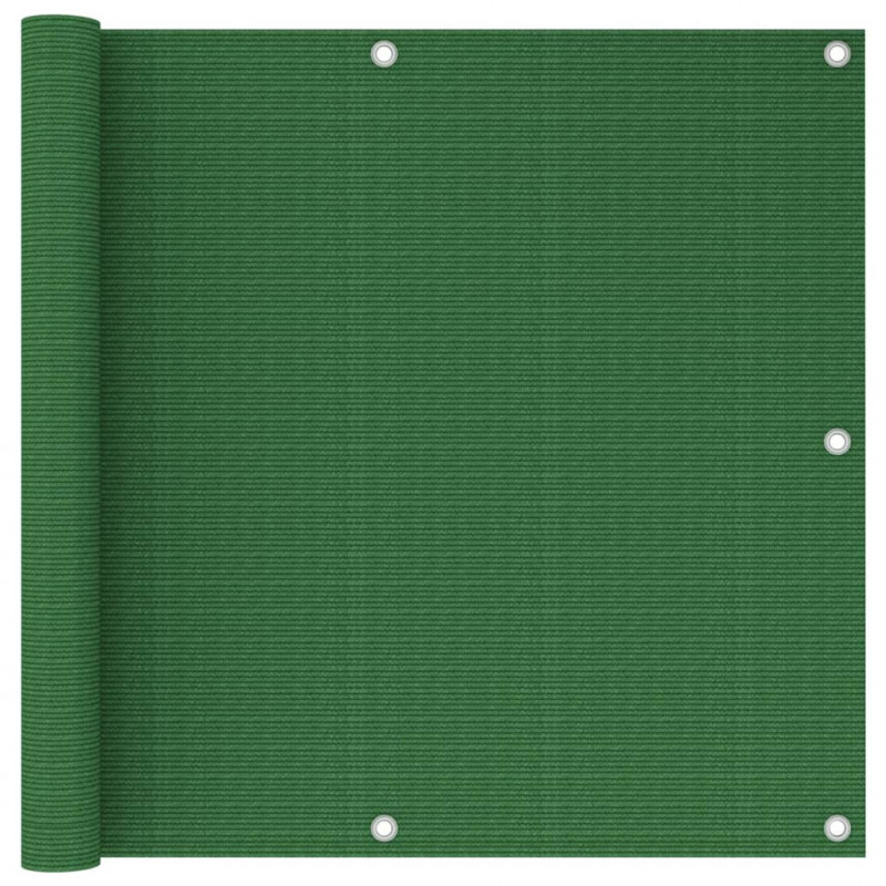 Parawan balkonowy, jasnozielony, 90x300 cm, HDPE