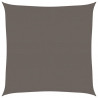 Żagiel przeciwsłoneczny, 160 g/m², antracytowy, 7x7 m, HDPE