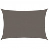 Żagiel przeciwsłoneczny, 160 g/m², antracytowy, 3x4 m, HDPE