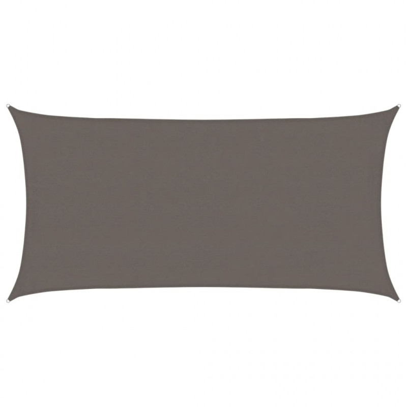 Żagiel przeciwsłoneczny, 160 g/m², antracytowy, 4x7 m, HDPE