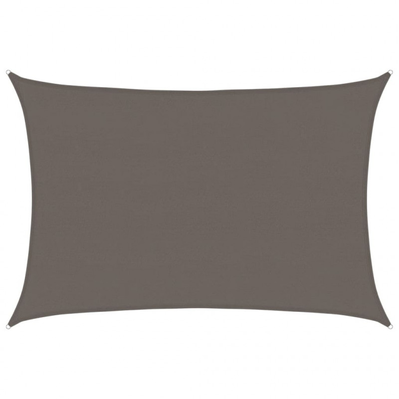 Żagiel przeciwsłoneczny, 160 g/m², antracytowy, 5x6 m, HDPE