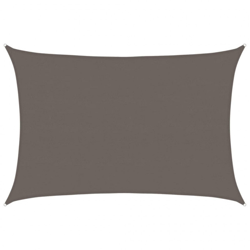 Żagiel przeciwsłoneczny, 160 g/m², antracytowy, 5x7 m, HDPE