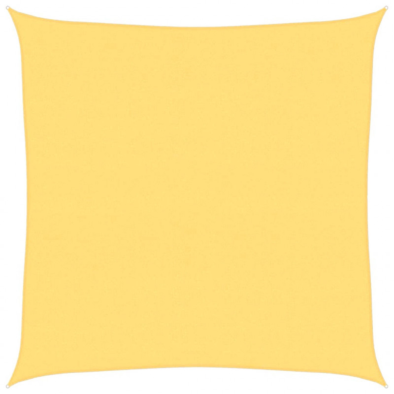 Żagiel przeciwsłoneczny, 160 g/m², beżowy, 5x5 m, HDPE