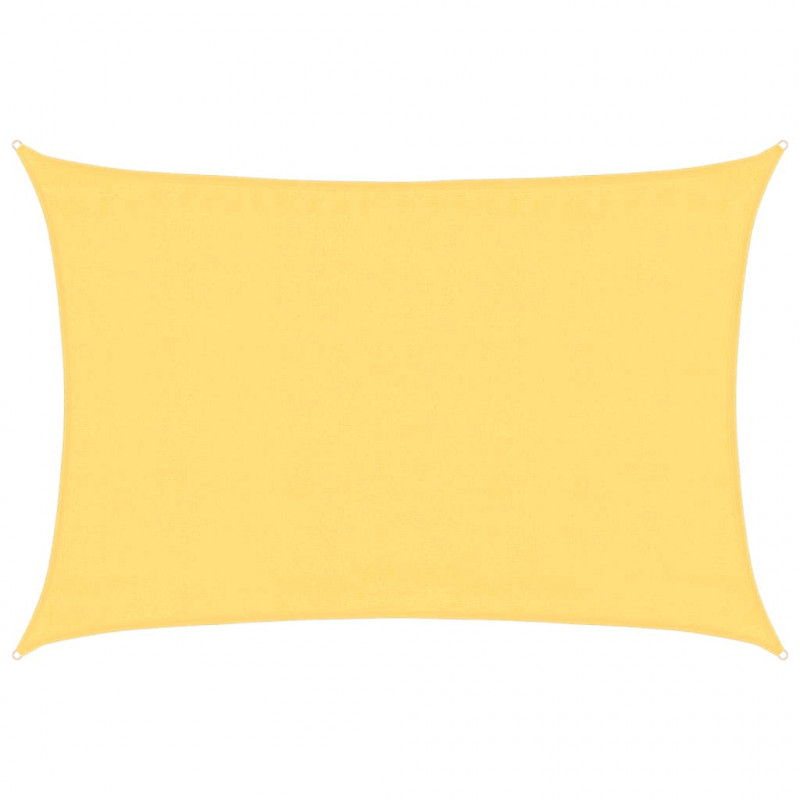 Żagiel przeciwsłoneczny, 160 g/m², beżowy, 3,5x4,5 m, HDPE
