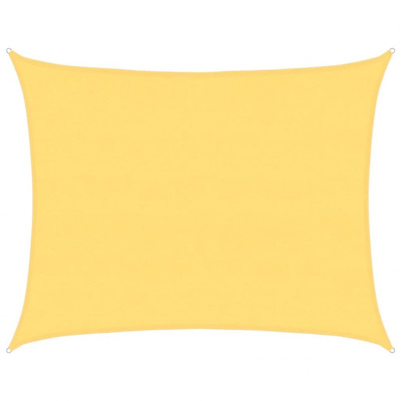 Żagiel przeciwsłoneczny, 160 g/m², beżowy, 6x7 m, HDPE