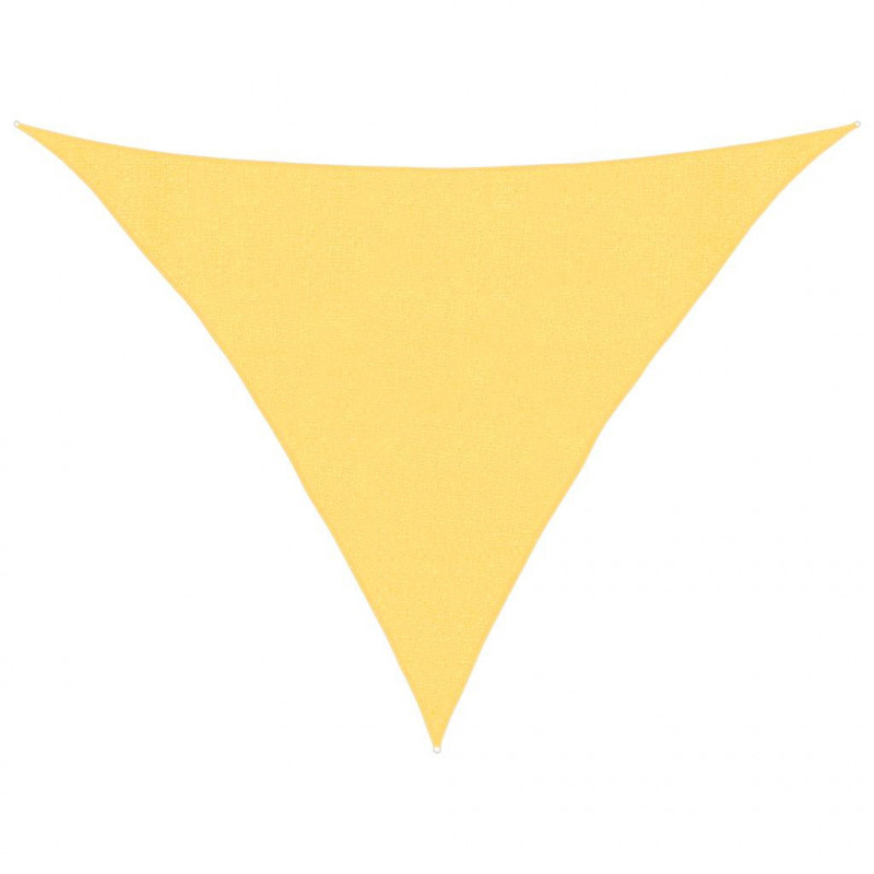 Żagiel przeciwsłoneczny, 160 g/m², beżowy, 3x3x4,2 m, HDPE