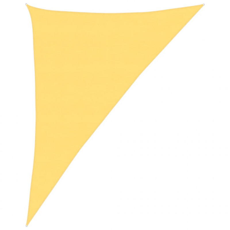 Żagiel przeciwsłoneczny, 160 g/m², beżowy, 4x5x6,8 m, HDPE