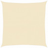 Żagiel przeciwsłoneczny, 160 g/m², kremowy, 4,5x4,5 m, HDPE