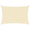 Żagiel przeciwsłoneczny, 160 g/m², kremowy, 2,5x3,5 m, HDPE