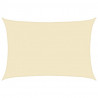 Żagiel przeciwsłoneczny, 160 g/m², kremowy, 5x7 m, HDPE