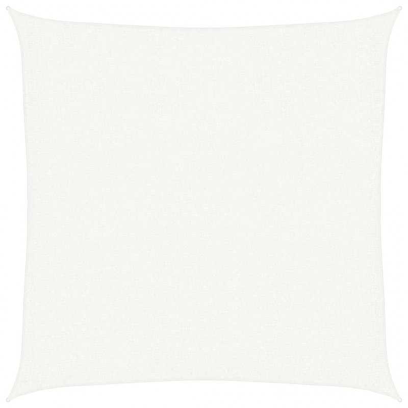 Żagiel przeciwsłoneczny, 160 g/m², biały, 2,5x2,5 m, HDPE