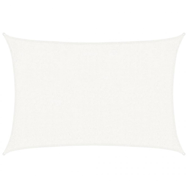 Żagiel przeciwsłoneczny, 160 g/m², biały, 2x3 m, HDPE