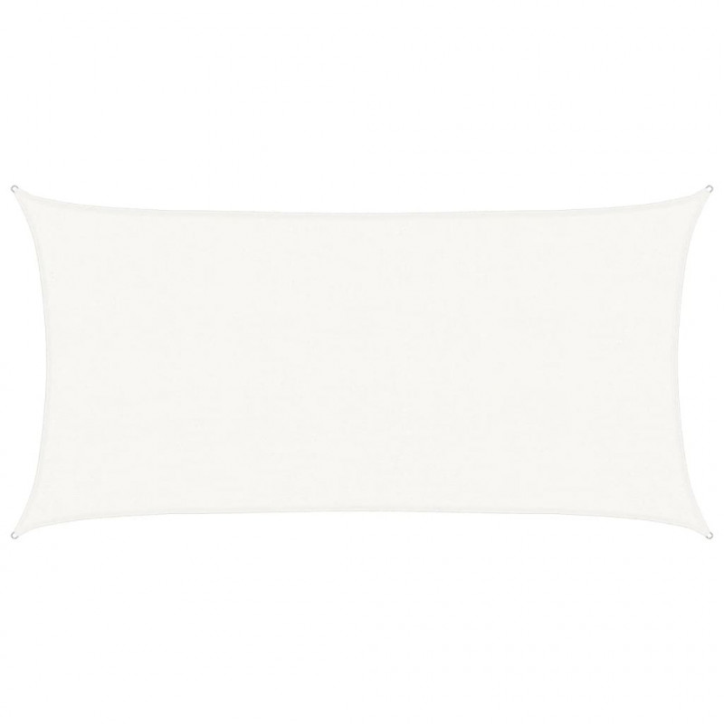Żagiel przeciwsłoneczny, 160 g/m², biały, 2x3,5 m, HDPE