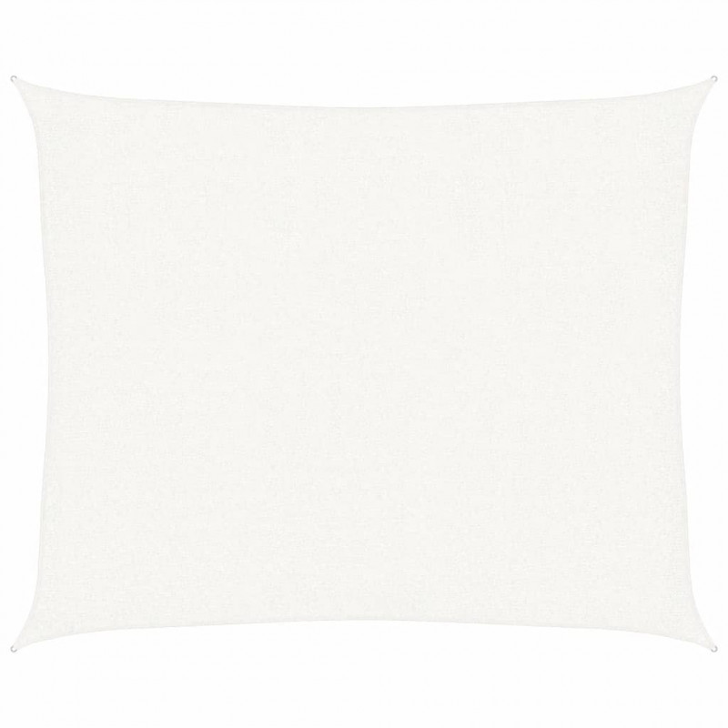 Żagiel przeciwsłoneczny, 160 g/m², biały, 2,5x3 m, HDPE