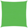 Żagiel przeciwsłoneczny, 160g/m², jasnozielony, 2,5x2,5m, HDPE