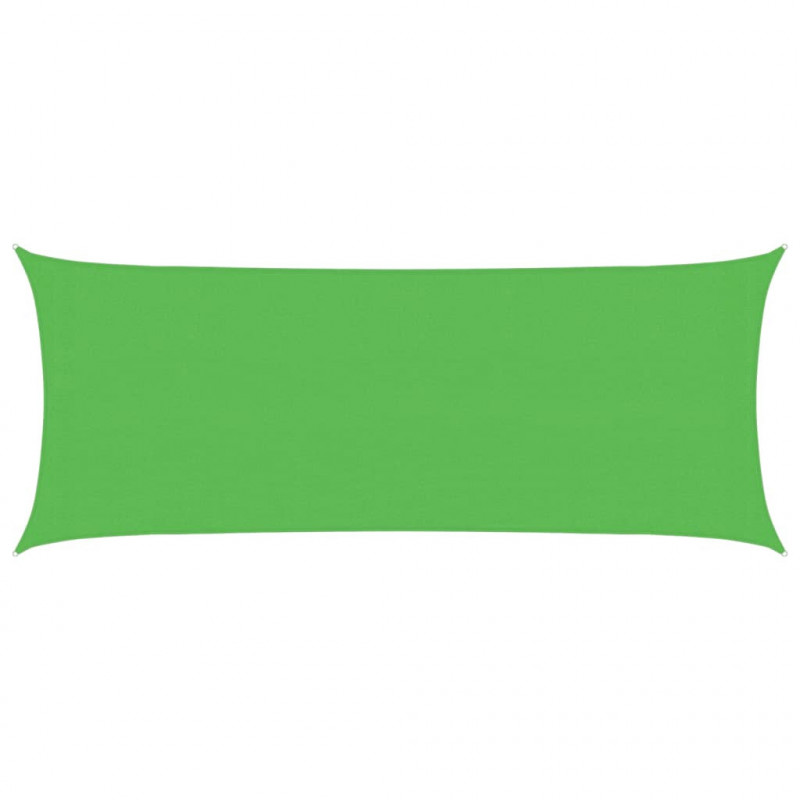 Żagiel przeciwsłoneczny, 160 g/m², jasnozielony, 2x4,5 m, HDPE