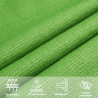 Żagiel przeciwsłoneczny, 160 g/m², jasnozielony, 2x4,5 m, HDPE