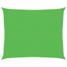 Żagiel przeciwsłoneczny, 160 g/m², jasnozielony, 2,5x3 m, HDPE