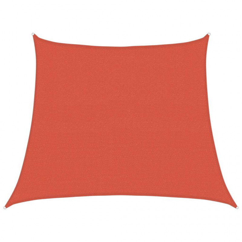 Żagiel przeciwsłoneczny, 160 g/m², terakotowy, 3/4x3 m, HDPE