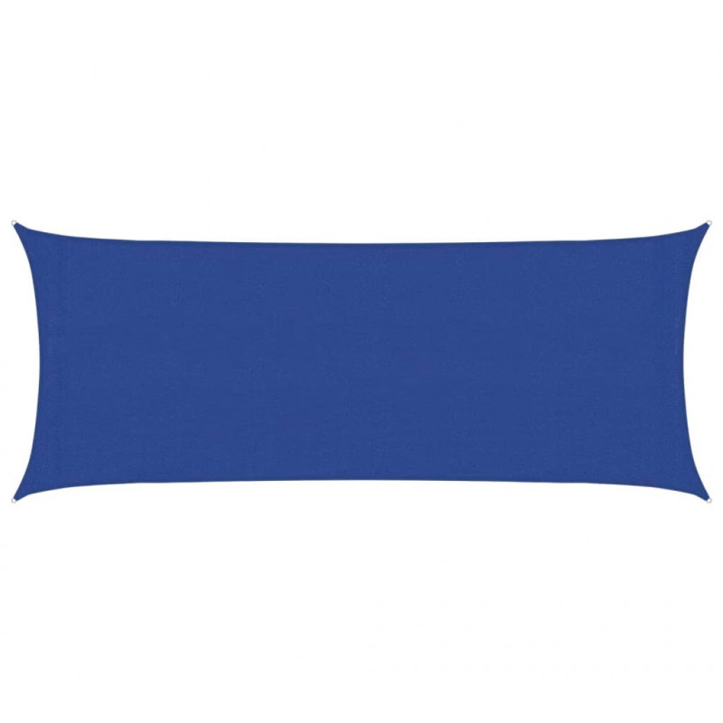 Żagiel przeciwsłoneczny, 160 g/m², niebieski, 2x4,5 m, HDPE