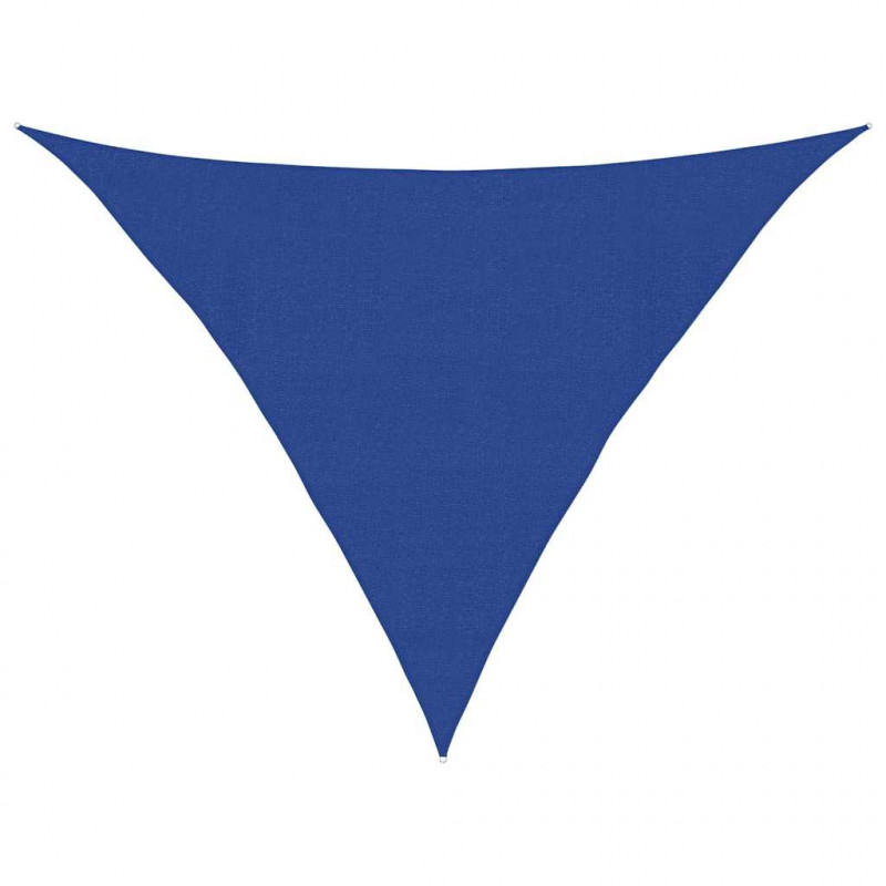 Żagiel przeciwsłoneczny, 160 g/m², niebieski, 4x4x5,8 m, HDPE