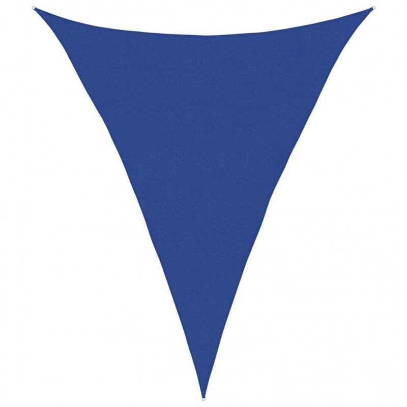 Żagiel przeciwsłoneczny, 160 g/m², niebieski, 4x5x5 m, HDPE