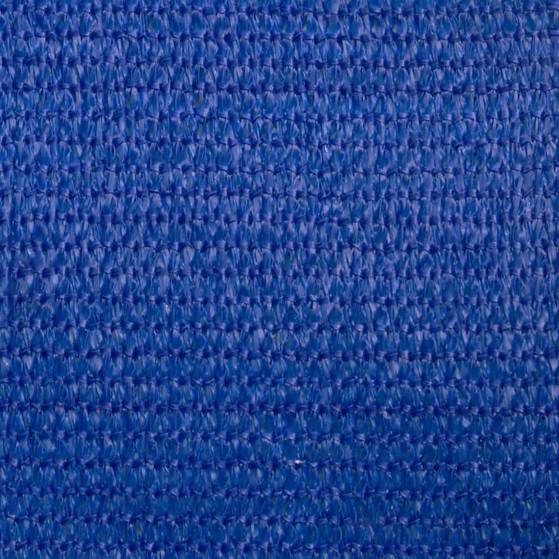 Żagiel przeciwsłoneczny, 160 g/m², niebieski, 5x5x6 m, HDPE