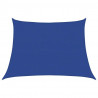 Żagiel przeciwsłoneczny, 160 g/m², niebieski, 4/5x3 m, HDPE