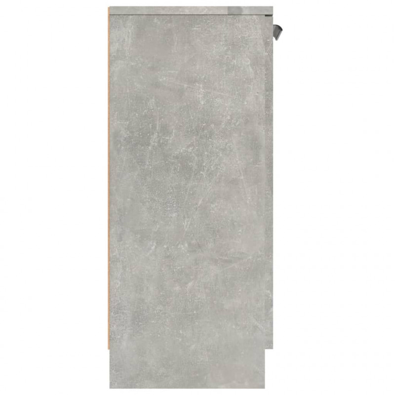 Komody, 2 szt., szarość betonu, 60x30x70 cm