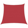 Żagiel przeciwsłoneczny, 160 g/m², czerwony, 4/5x4 m, HDPE
