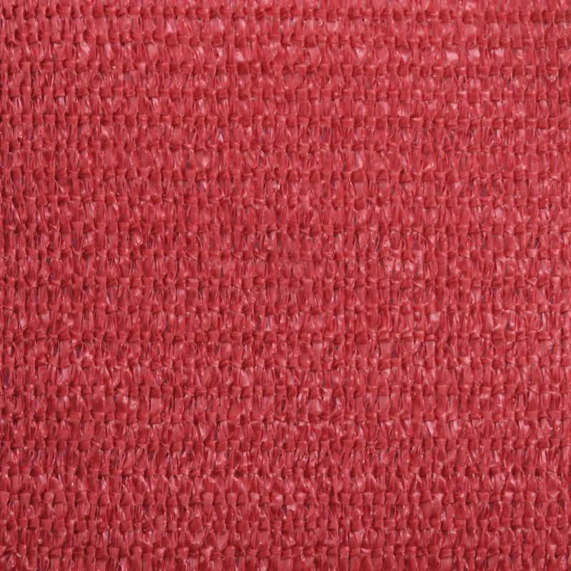 Żagiel przeciwsłoneczny, 160 g/m², czerwony, 4/5x4 m, HDPE