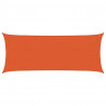 Żagiel przeciwsłoneczny, 160 g/m², pomarańczowy, 2x4,5 m, HDPE