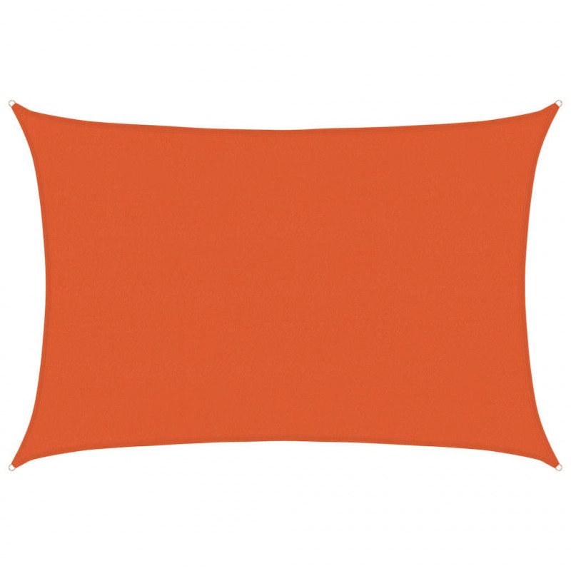 Żagiel przeciwsłoneczny, 160 g/m², prostokątny, 5x6 m, HDPE