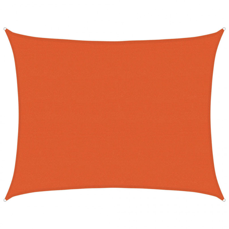 Żagiel przeciwsłoneczny, 160 g/m², prostokątny, 6x8 m, HDPE