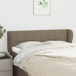 Zagłówek uszak, taupe, 147x23x78/88 cm, tkanina