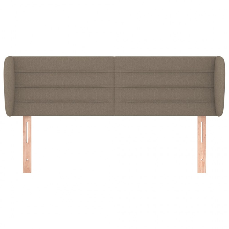Zagłówek uszak, taupe, 147x23x78/88 cm, tkanina