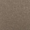 Zagłówek uszak, taupe, 183x23x78/88 cm, tkanina