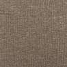 Zagłówek uszak, taupe, 103x23x78/88 cm, tkanina