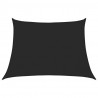 Żagiel przeciwsłoneczny, 160 g/m², czarny, 4/5x3 m, HDPE