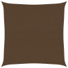 Żagiel przeciwsłoneczny, 160 g/m², brązowy, 6x6 m, HDPE