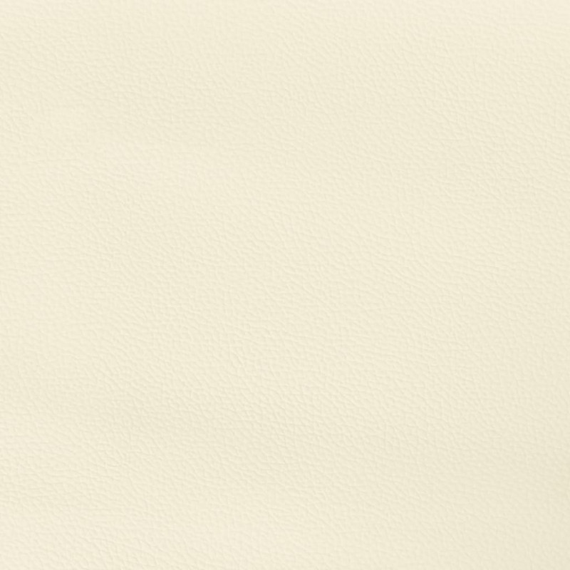 Zagłówek uszak, kremowy, 93x23x118/128 cm, sztuczna skóra